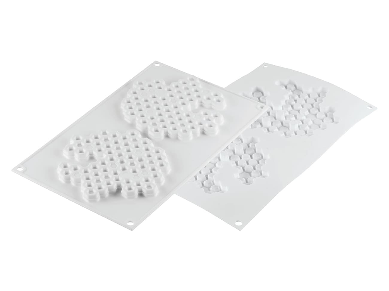 Honeycomb Silicone Mould - 2 cavities - 30 x 17,5cm - Silikomart - Meilleur  du Chef