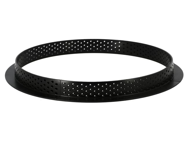 Perforated Tart Ring - Composite material - Ø 19 x H 2cm - Silikomart