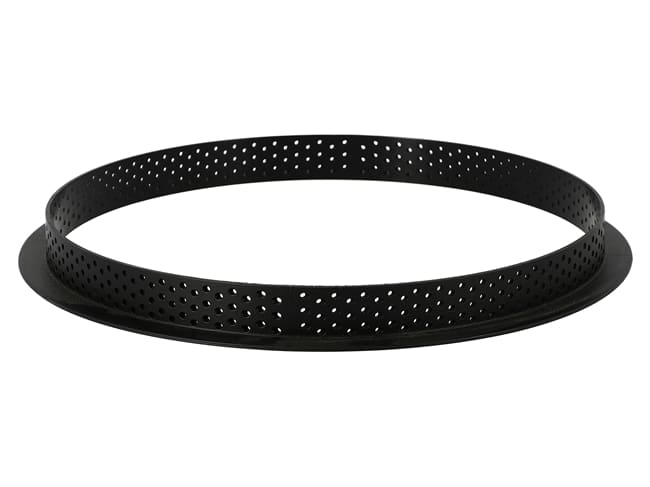 Perforated Tart Ring - Composite material - Ø 21 x H 2cm - Silikomart