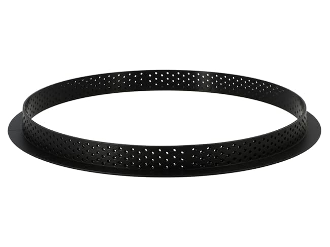 Perforated Tart Ring - Composite material - Ø 23 x H 2cm - Silikomart