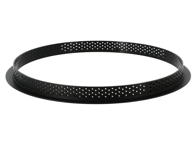 Perforated Tart Ring - Composite material - Ø 25 x H 2cm - Silikomart