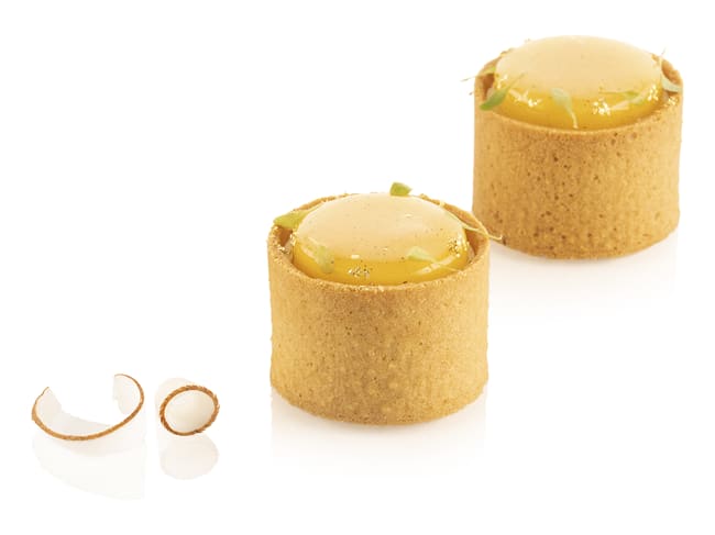 Perforated Tart Ring - Composite material - Ø 5 x H 3.5cm - Silikomart