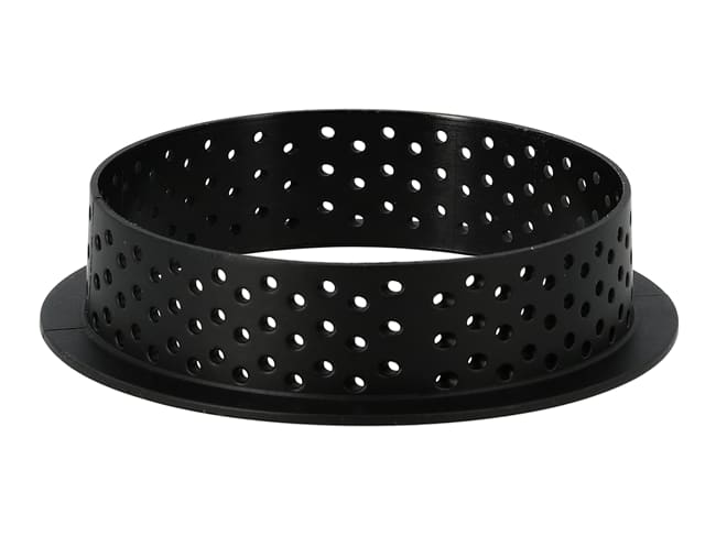 Perforated Tart Ring - Composite material - Ø 7 x H 2cm - Silikomart