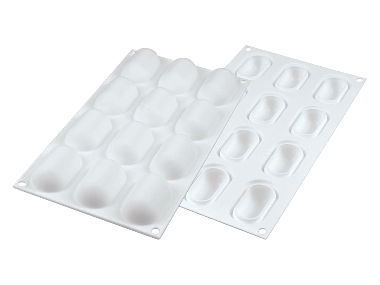 Silikomart Pillow Silicone Mould for 12 Mini Ovals - Meilleur du Chef