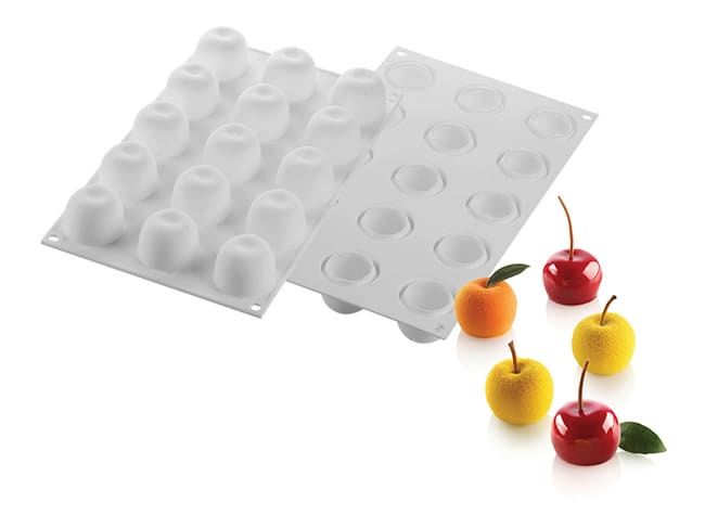 Silicone Mould - 15 mini apples - 30 x 17,5cm - Silikomart