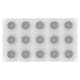 Silicone Mould - 15 mini crostata - 30 x 17.5cm - Silikomart