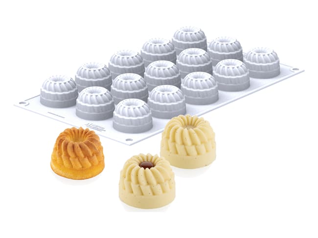 Silicone Mould 15 Round - Pleincoeur - Ø 4 x 2,7cm - Silikomart