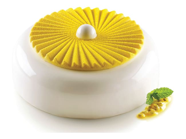 Silicone Mould - 2 Pleated Rounds - 30 x 17.5cm - Silikomart