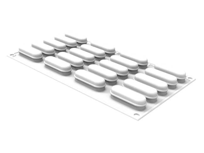 Silicone Mould - 20 mini eclairs - 30 x 17.5cm - Silikomart