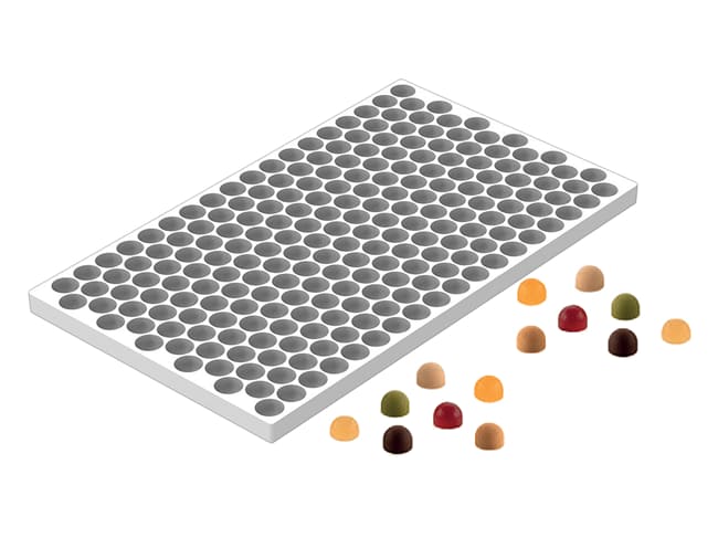 Silicone Mould - 216 mini-domes - 34 x 18cm - Silikomart