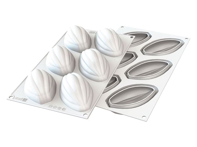 Silicone Mould - 6 Cocoa Pods - 30 x 17.5cm - Silikomart