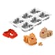 Silicone Mould 6 Rudolph reindeer - 30 x 17,5cm - Silikomart