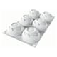 6 Splash Silicone Mould - 30 x 17,5 cm - Silikomart