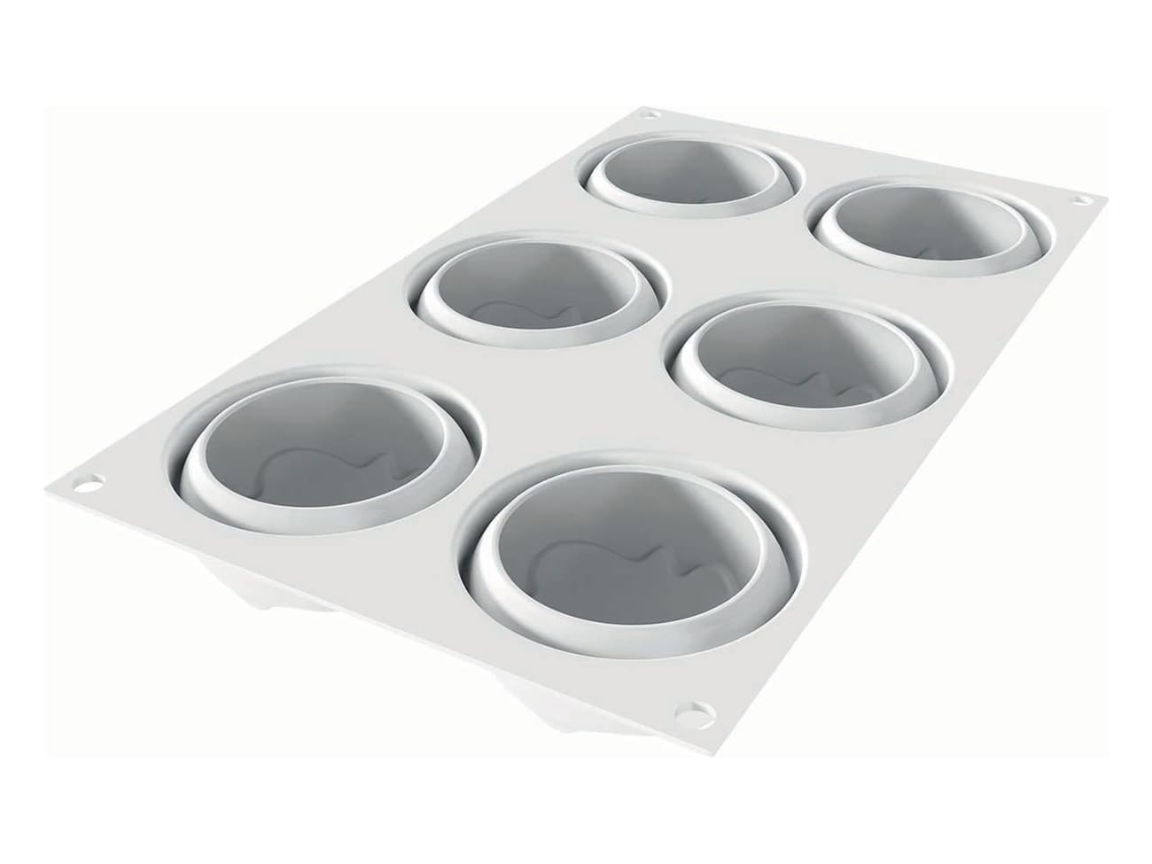 Silicone Mould - 6 Splash - 30 x 17,5 cm - Silikomart - Meilleur du Chef
