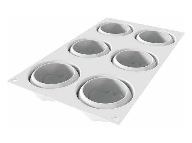 6 Splash Silicone Mould - 30 x 17,5 cm - Silikomart