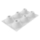 Vesuvio Silicone Mould - 6 volcanoes - 30 x 17.5cm - Silikomart