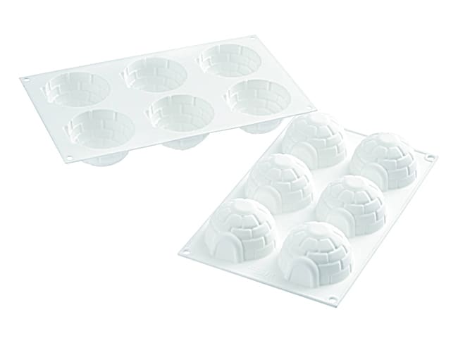 Silicone Mould for 6 Igloos - Silikomart