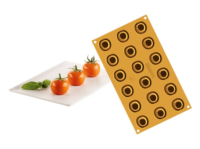Naturae Silicone Mould - Cherry tomato - 30 x 17.5cm - Silikomart