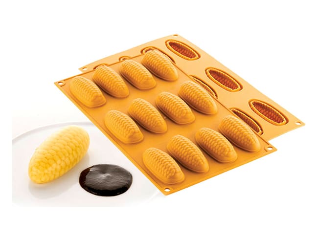 Naturae Silicone Mould - Corn cob - 30 x 17.5 cm - Silikomart