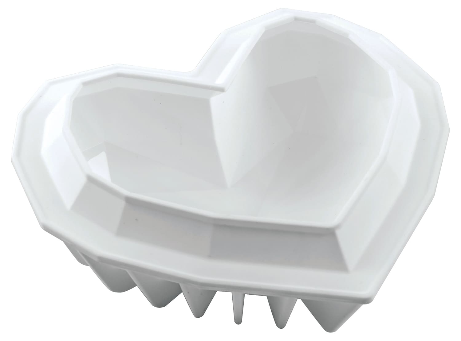 Origami Heart Silicone Mould 15 x 13,5cm Silikomart Meilleur du Chef