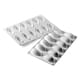 Silicone Mould for 12 Quenelles - Silikomart