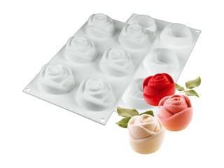 6 Rose Silicone Mould