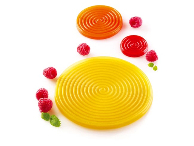 Silicone Mould - 15 Whirls - 30 x 17.5cm - Silikomart