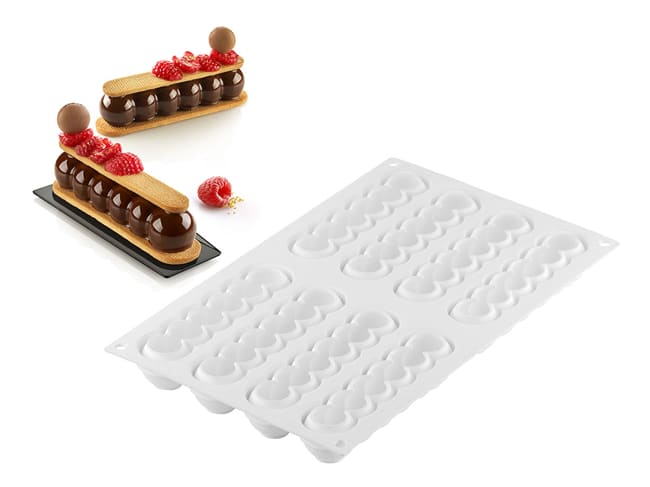 Truffle Éclair Silicone Mould - 30 x 17.5cm - Silikomart