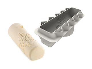Yule Log Mould Snowflake