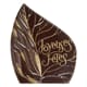 Yule Log Tip Chocolate Mould - Golden foliage - Florensuc