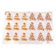 Printed Thermoformed Mould - Decorated Christmas trees - 5 x 3.5cm - Florensuc