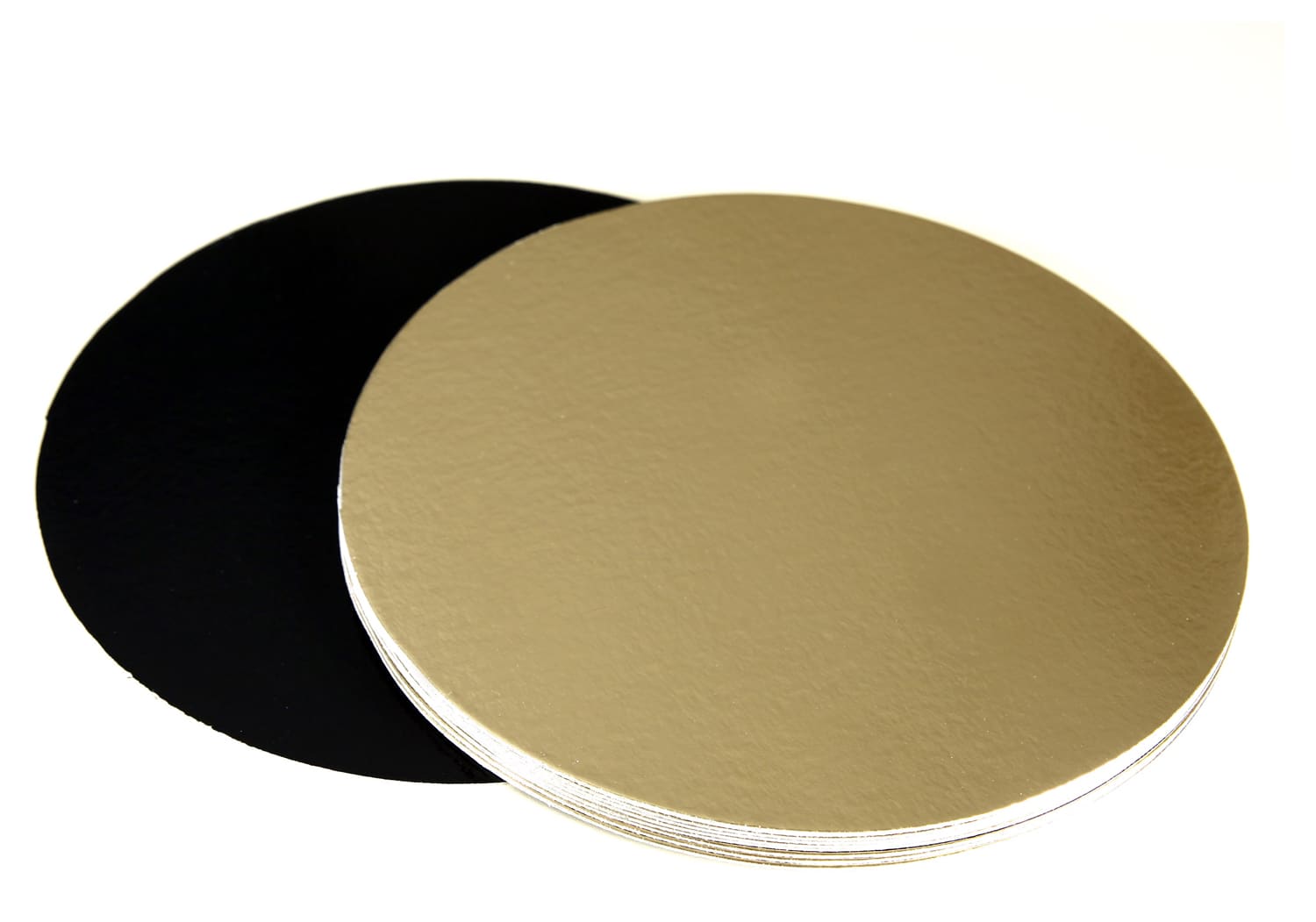 Round Cake Board - Gold & Black - Ø 30cm (x 10) - Tradiser - Meilleur ...