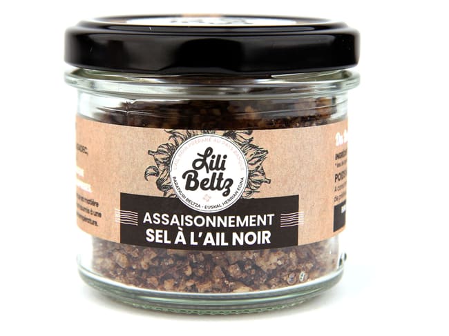 Black garlic salt 75 g - LiliBeltz