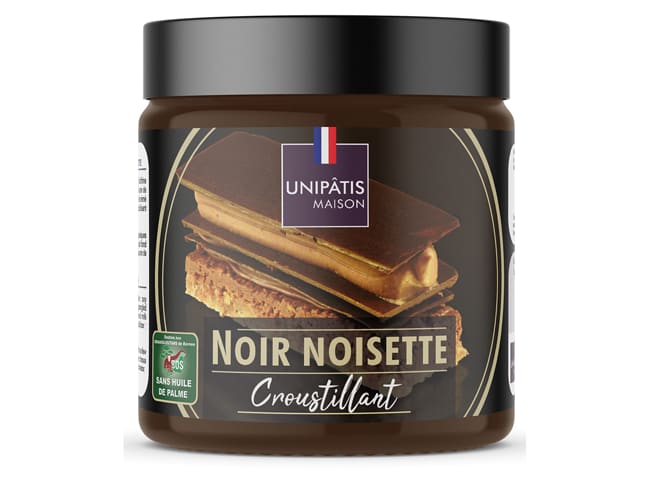 Crunchy Filling - Dark chocolate & hazelnut - 250g - Unipatis