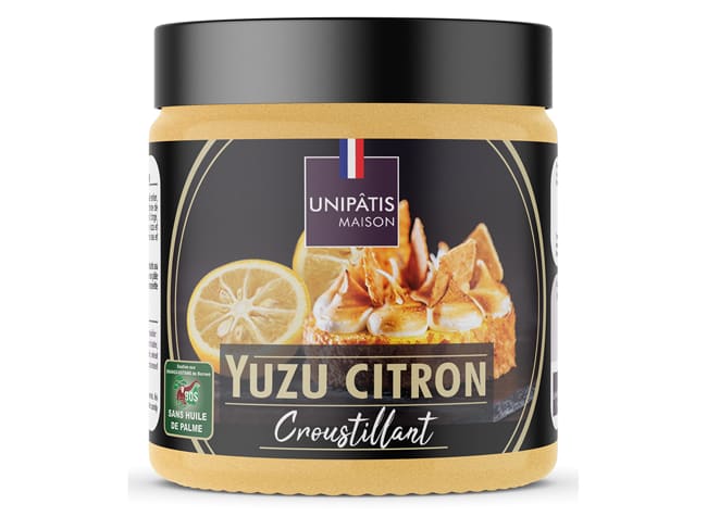 Crunchy Filling - White chocolate, lemon & yuzu - 250g - Unipatis
