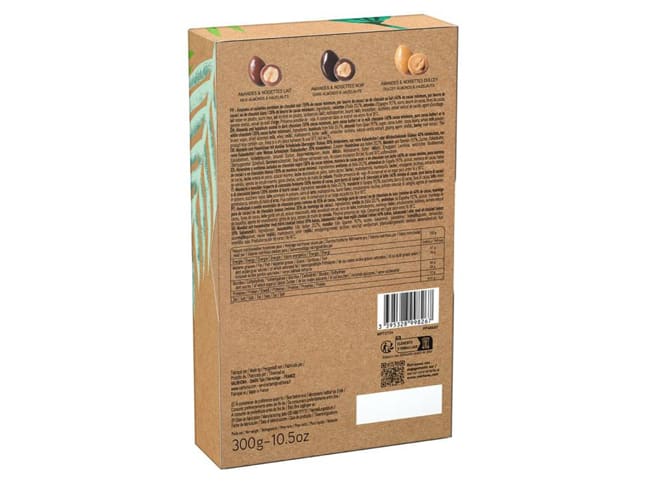 Equinoxe Almond & Hazelnut Box - Dark, milk & Dulcey chocolate - 300g - Valrhona