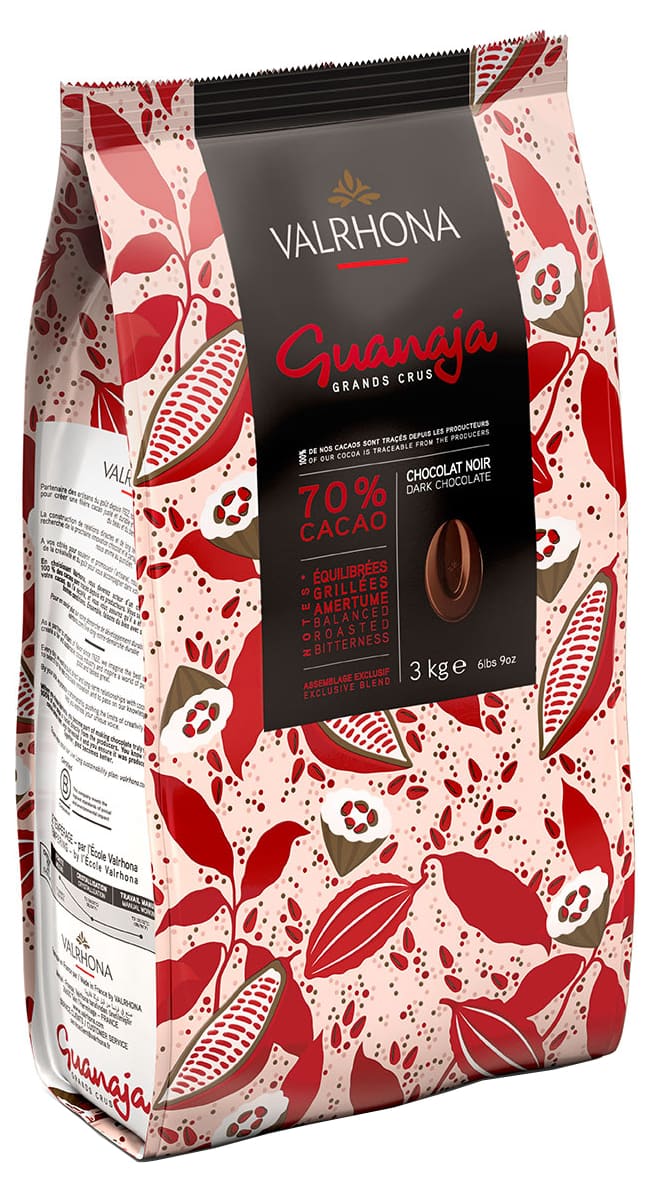 Guanaja Dark Chocolate Feves 70% - 3kg - Valrhona - Meilleur du Chef
