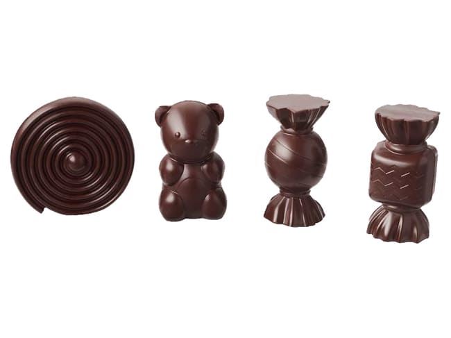 Thermoformed Chocolate Mould - Candy shapes - Valrhona