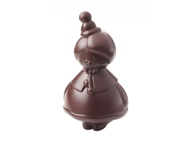 Thermoformed Chocolate Mould - Mother Christmas - Valrhona