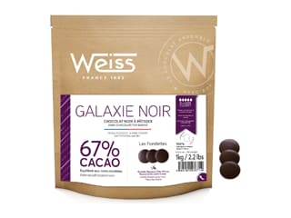 Weiss Galaxie Dark Chocolate Couverture