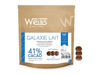 Weiss Galaxie Milk Chocolate Couverture