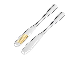 Butter knife and decoration (x 2)