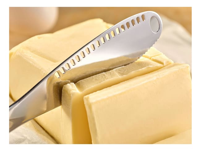 Butter knife and decoration (x 2) - stainless steel - Westmark