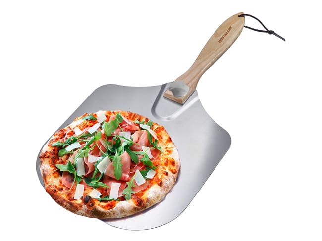 Round pizza oven peel wood and aluminium - 60,5 x 30,5 cm - Westmark