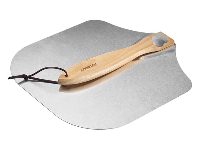 Round pizza oven peel wood and aluminium - 60,5 x 30,5 cm - Westmark