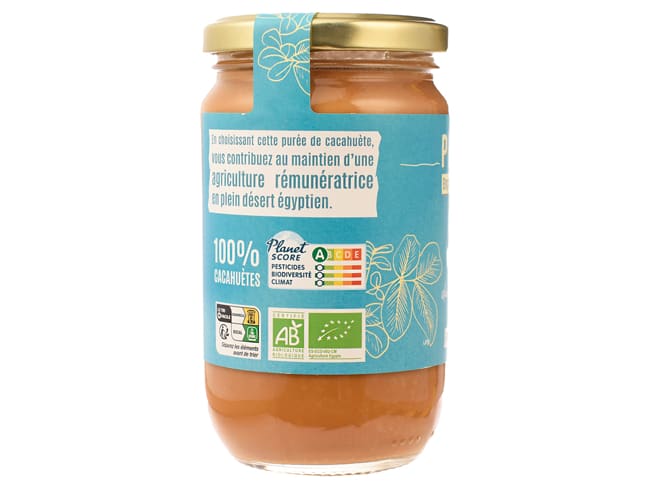 Purée de cacahuete Bio 100% - 300 g - Pépite
