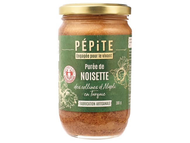 Purée de noisette Bio 100% - 300 g - Pépite