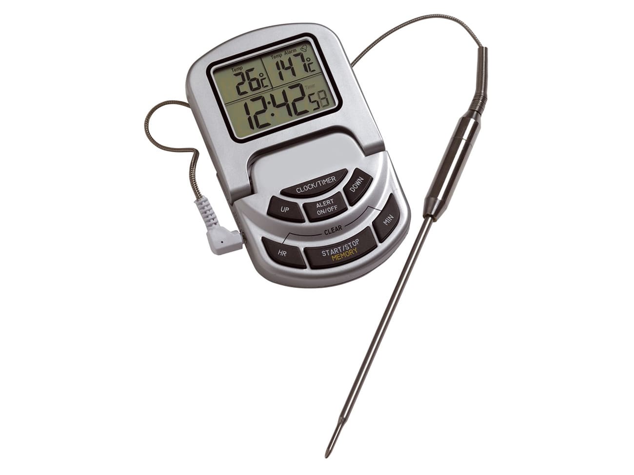 Thermomètre de cuisson, thermomètre électronique, utilisé pour barbecue,  viande, sucre, lait, eau, confiture