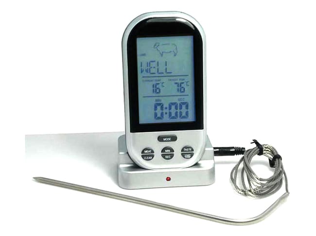 Thermomètre digital pour four et cuisson