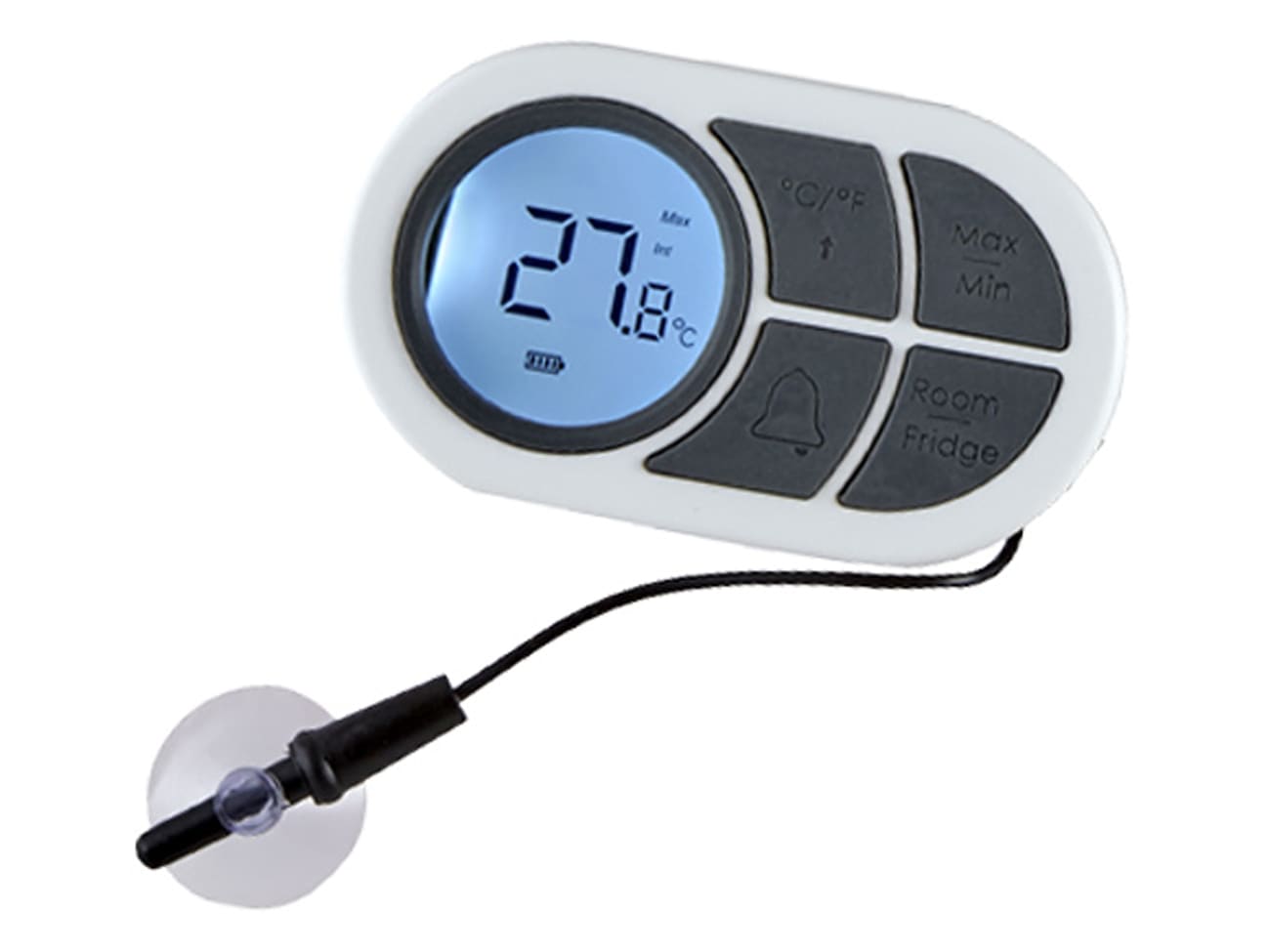 Thermomètre Frigo, Thermometre Réfrigérateur avec Alarme